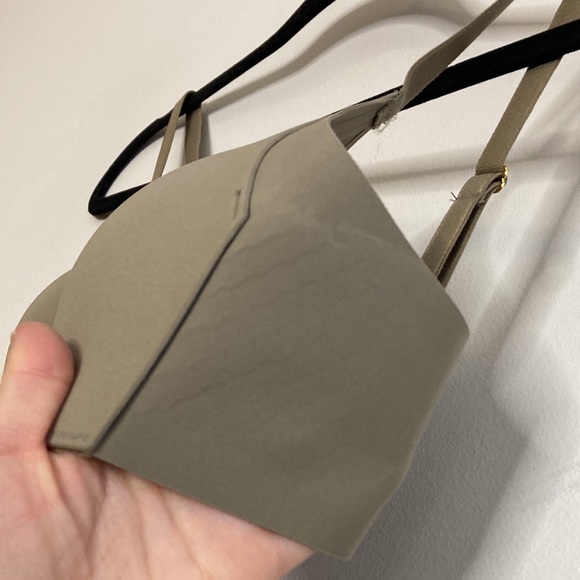 Knix Wingwoman Bra 2 36A Taupe Khaki Brown Wireless Comfy Everyday - Picture 6 of 12